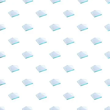 Repeating glass shards forming a seamless transparent pattern イラスト素材