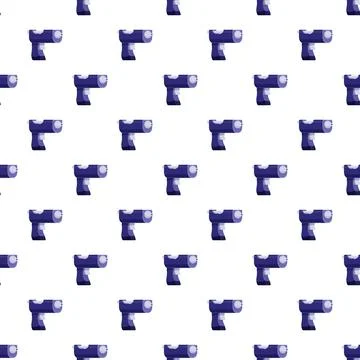 Repeating glue gun pattern for craft background Stock Illustration