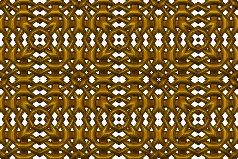 Repeating gold Celtic background Stock Illustration