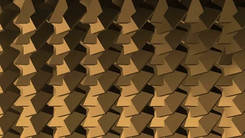 Repeating Gold Pattern Stock Footage 98587501