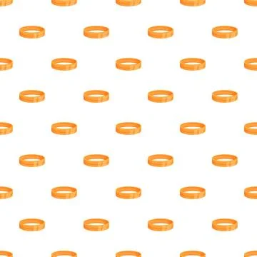 Repeating gold wedding rings seamless pattern background Stock Illustration