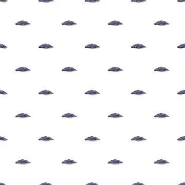 Repeating gray cloud pattern creating a seamless background Stock Illustration