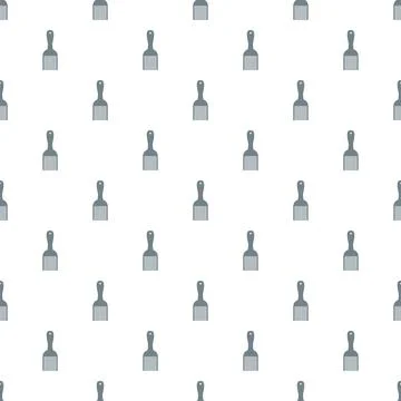Repeating gray paint brush pattern on white background 스톡 일러스트