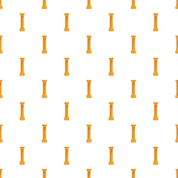 Repeating greek style pillars pattern graphic design Stock Illustration