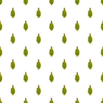 Repeating green bathhouse broom pattern on white 스톡 일러스트