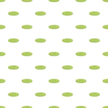 Repeating green empty plate seamless pattern design 스톡 일러스트