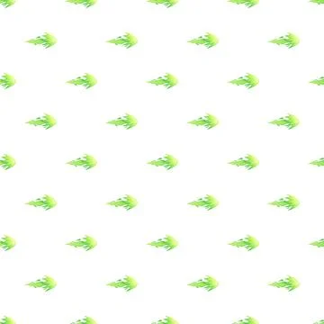 Repeating green glowing fire pattern for fantasy effect Stock Illustration