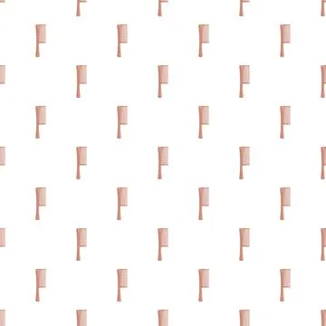 Repeating hair combs forming seamless pattern Stock Illustration