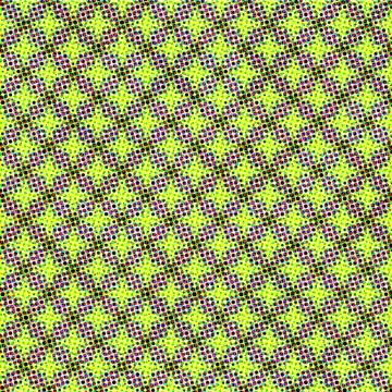 Repeating halftone dot polygon seamless pattern repeat for textile and web ba Stock Illustration