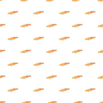 Repeating handshake pattern symbolizing trust and business connection Illustrazione stock