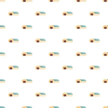 Repeating hangar pattern for storage and industrial themes Stock Illustration