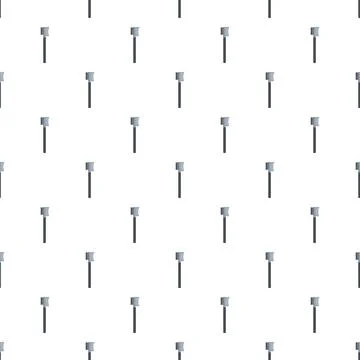 Repeating hatchet tool objects creating seamless pattern Stock Illustration