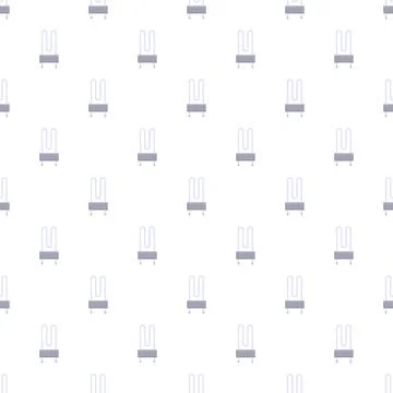 Repeating heating elements creating electrical heating pattern Ilustración de archivo
