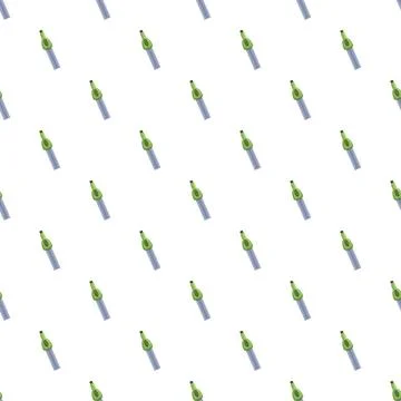 Repeating hedge trimmer tools forming seamless pattern イラスト素材