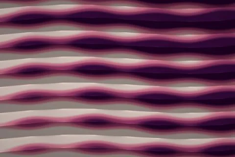 Repeating horizontal waves form a rhythmic abstract pattern in purple, burg.. 스톡 일러스트