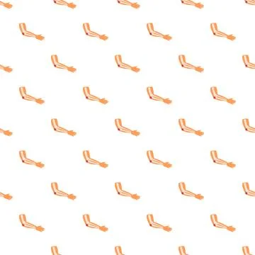 Repeating human arm anatomy pattern on white Stock Illustration