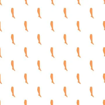 Repeating human legs pattern on white background Illustrazione stock