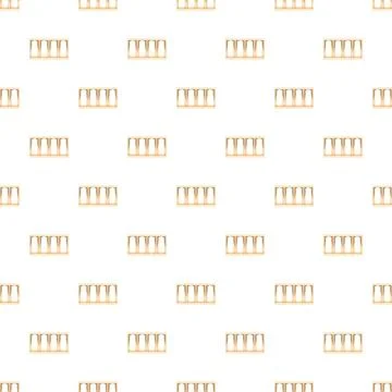 Repeating identical windows creating a seamless background pattern Ilustración de archivo