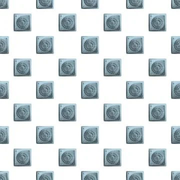 Repeating industrial fan ventilation pattern background Stock Illustration