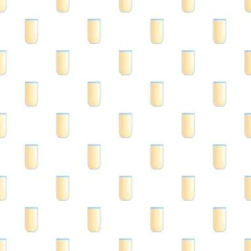 Repeating juice glass pattern creating a drink background Illustrazione stock