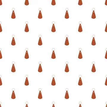 Repeating keychain pattern forming a minimalist background Stock Illustration