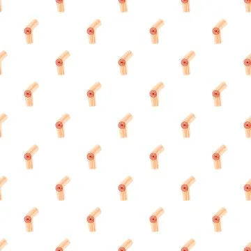 Repeating knee pain pattern illustrating joint inflammation Stock Illustration
