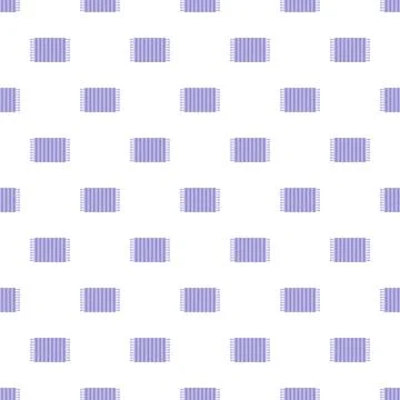 Repeating lavender striped textile rug pattern background Stock Illustration
