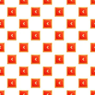 Repeating left arrow buttons illustrating back navigation pattern Illustrazione stock