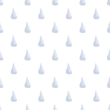 Repeating light blue cloud drop shape pattern Illustrazione stock