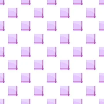 Repeating light purple squares pattern with lines Illustrazione stock