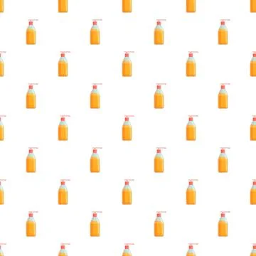 Repeating liquid soap dispenser bottles forming pattern Stock Illustration