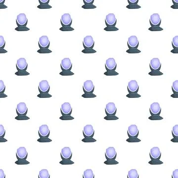 Repeating magic portal glowing pattern background seamless Stock Illustration