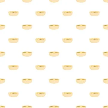 Repeating many bowls of hot vegetable soup Stock Illustration
