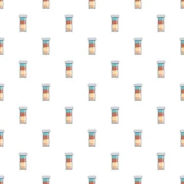 Repeating medical pills pattern providing healthcare background Stock Illustration