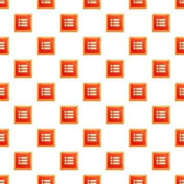 Repeating menu list icon pattern background design 库存插图