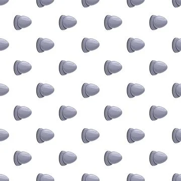 Repeating metal door knobs seamless pattern background Stock Illustration