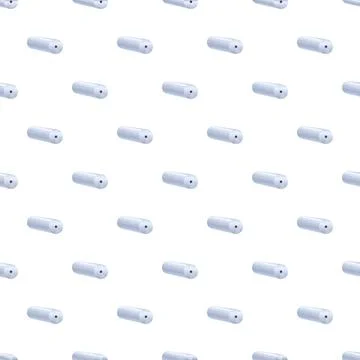 Repeating metallic cylinders creating a seamless pattern design 스톡 일러스트