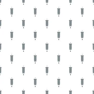 Repeating minimalist banner pattern on white background Stock Illustration