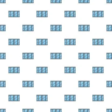 Repeating modern window panels architecture seamless pattern イラスト素材