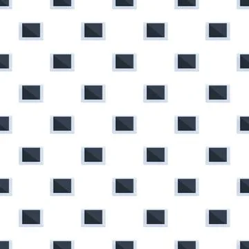 Repeating monitor screen pattern for technology background 스톡 일러스트