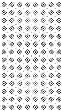 Repeating monochrome folk pattern of small diamond ornaments and delicate g.. Stock Illustration