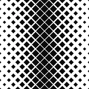 Repeating monochrome square pattern design Stock Illustration