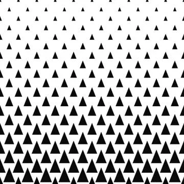 Repeating monochrome vector triangle pattern Illustrazione stock