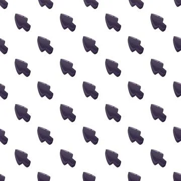 Repeating mouse cursor pattern on white background Illustrazione stock