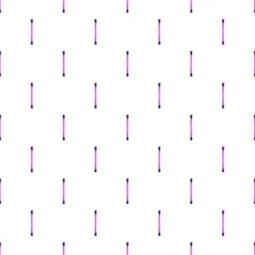 Repeating neon purple light tubes seamless pattern Stock Illustration