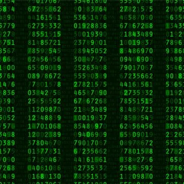 Repeating numerical background イラスト素材