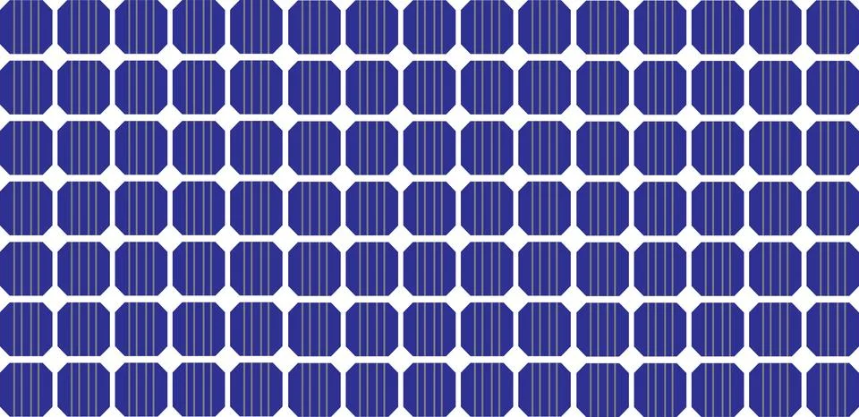 Repeating octagonal shapes with vertical stripes arranged in a grid Illustrazione stock