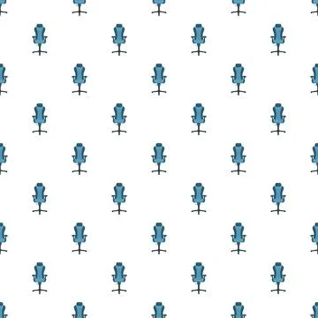 Repeating office chairs pattern for corporate design Stock Illustration