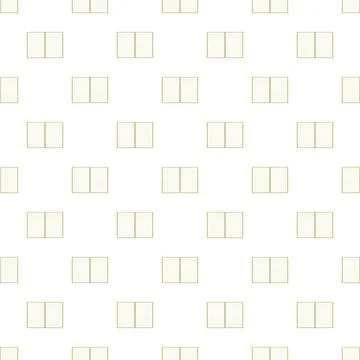 Repeating open notebook pattern on white background 库存插图