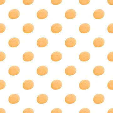 Repeating orange circular shapes pattern background Illustrazione stock